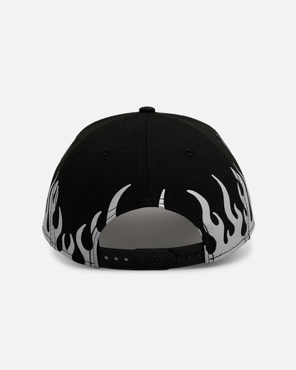 New Era Philadelphia Eagles 'Metallic Flames' 9FORTY A-Frame Snapback Black/Silver
