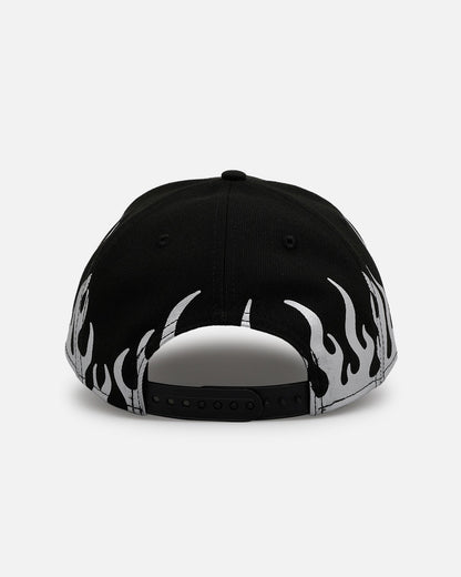 New Era San Francisco Giants 'Metallic Flames' 9FORTY A-Frame Snapback Black/Silver