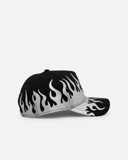 New Era San Francisco Giants 'Metallic Flames' 9FORTY A-Frame Snapback Black/Silver