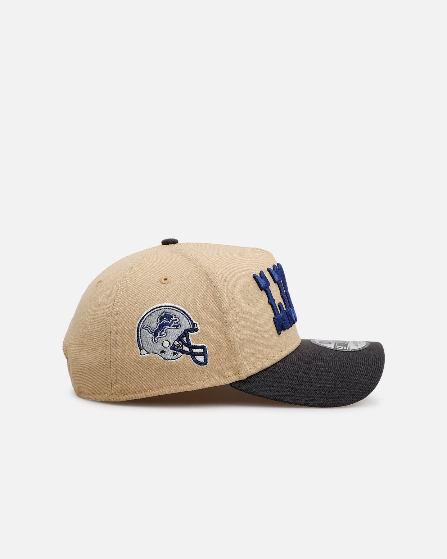 New Era Detroit Lions 'Vintage' 9FORTY A-Frame Snapback Vegas Gold