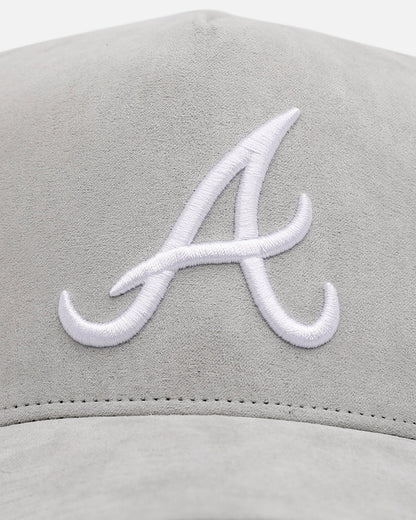 47 Brand Atlanta Braves 'Ultrasuede' '47 MVP DT Strapback Gray/White