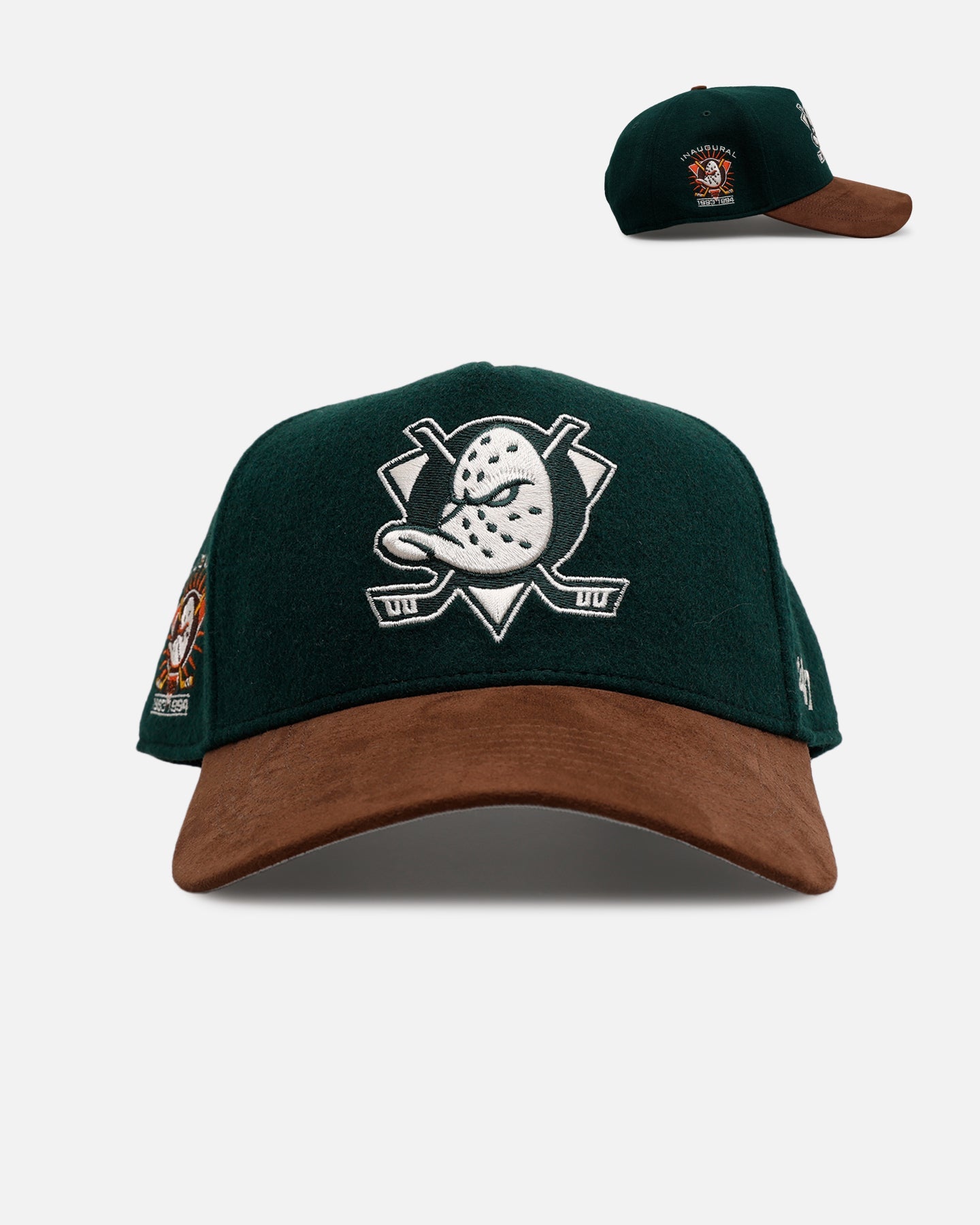 47 Brand Anaheim Ducks 'Historic' 47 Offside Snapback Green/Brown