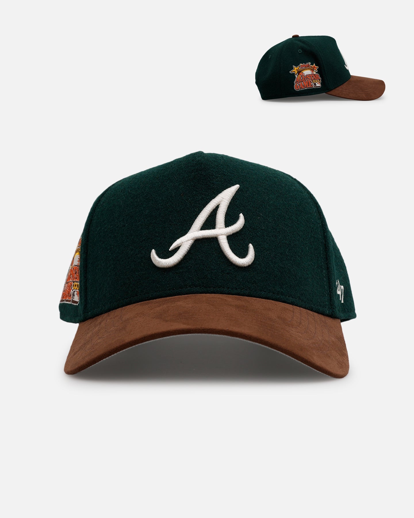 47 Brand Atlanta Braves 'Historic' 47 Offside Snapback Green/Brown
