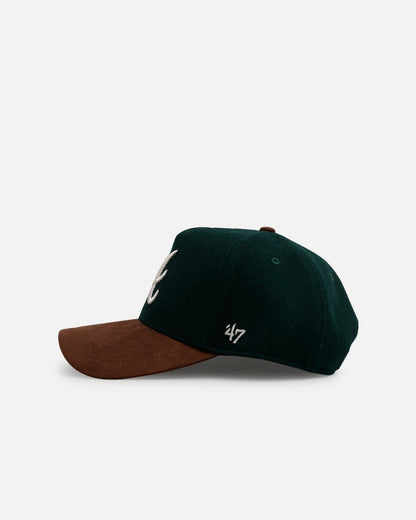 47 Brand Atlanta Braves 'Historic' 47 Offside Snapback Green/Brown