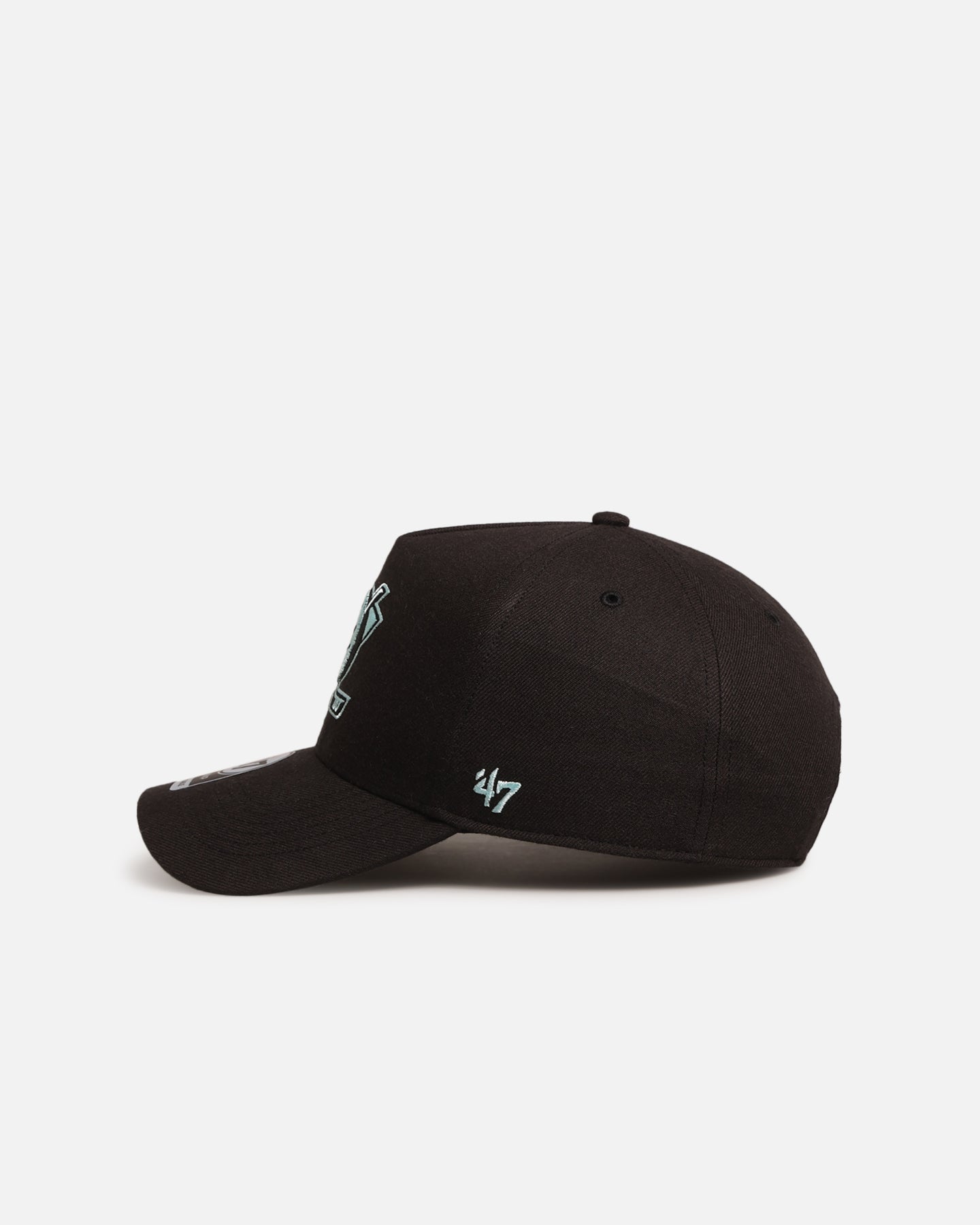47 Brand Anaheim Ducks 'Black Turquoise' 47 MVP Snapback Black/Turquoise