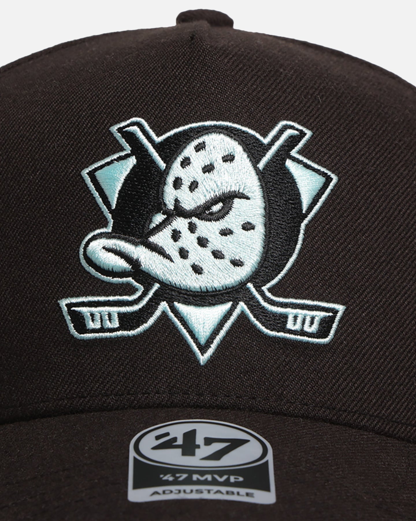 47 Brand Anaheim Ducks 'Black Turquoise' 47 MVP Snapback Black/Turquoise
