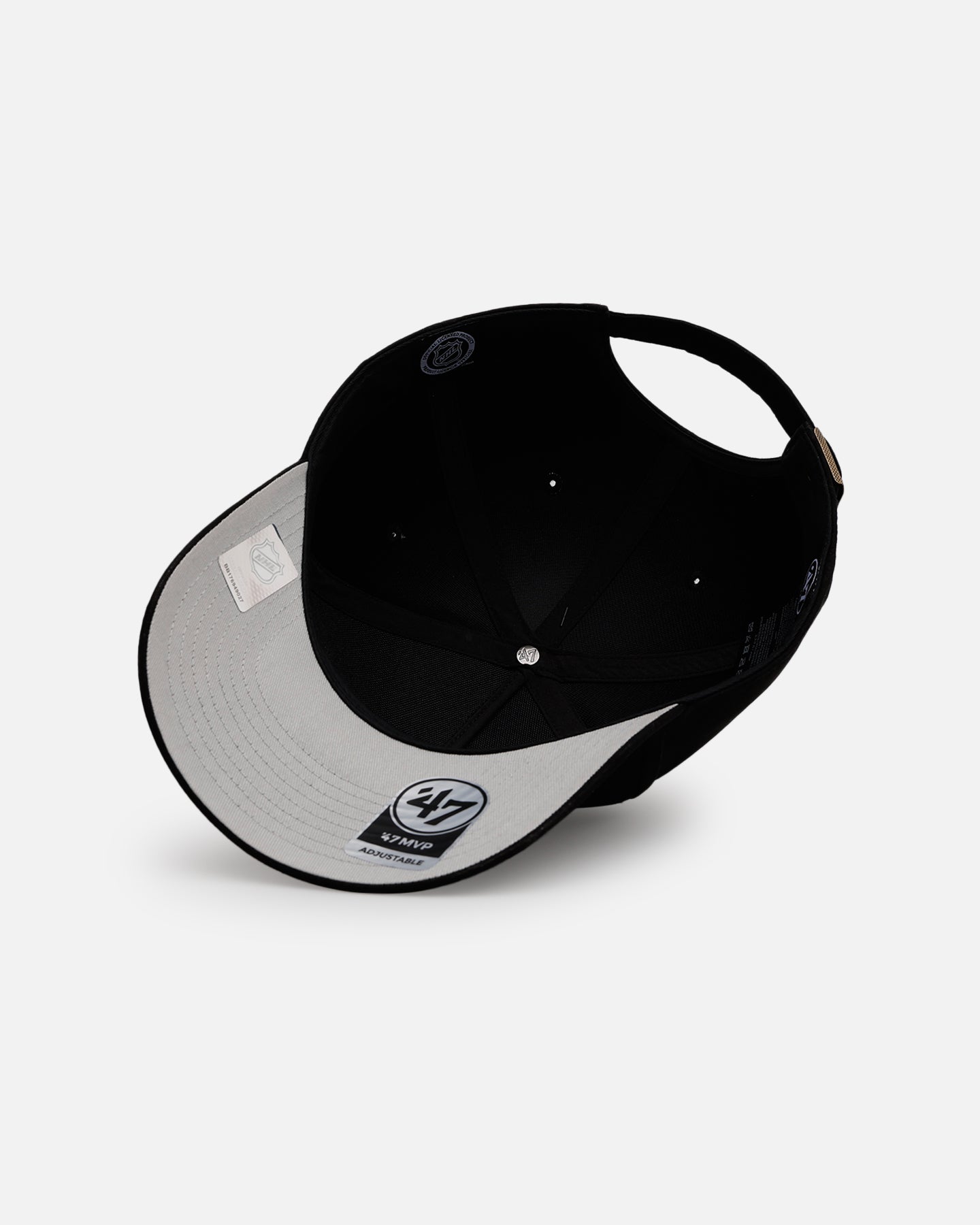 47 Brand Anaheim Ducks 'Ultrasuede' 47 MVP Strapback Black/White