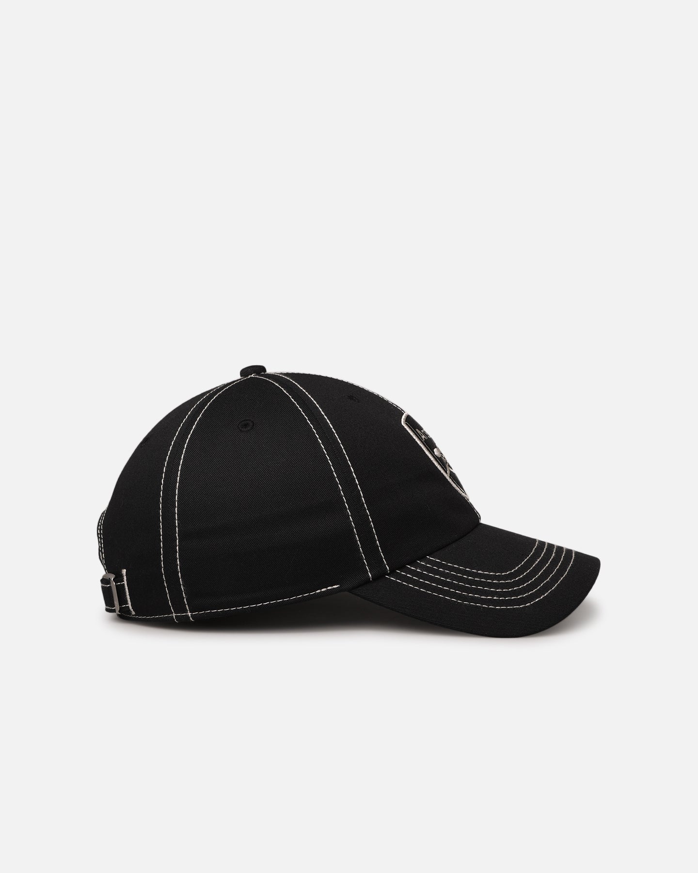 47 Brand Arsenal FC 'Contrast Stitch' 47 Clean Up Strapback Black/Bone
