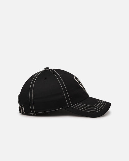 47 Brand Arsenal FC 'Contrast Stitch' 47 Clean Up Strapback Black/Bone