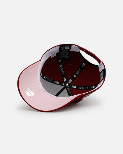 New Era Boston Red Sox 'Candy Apple' 9FORTY A-Frame Snapback Cardinal