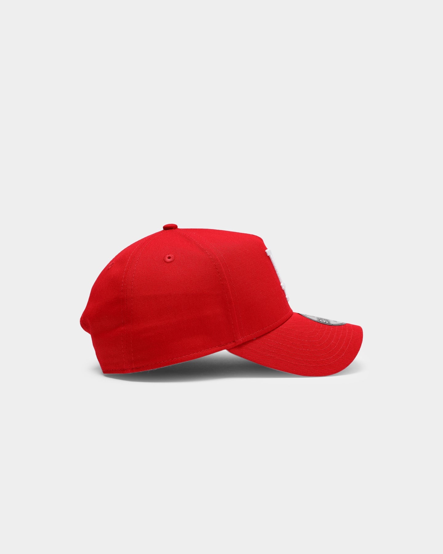 New Era Los Angeles Dodgers 9FORTY A-Frame Grey Undervisor Snapback Red/Grey