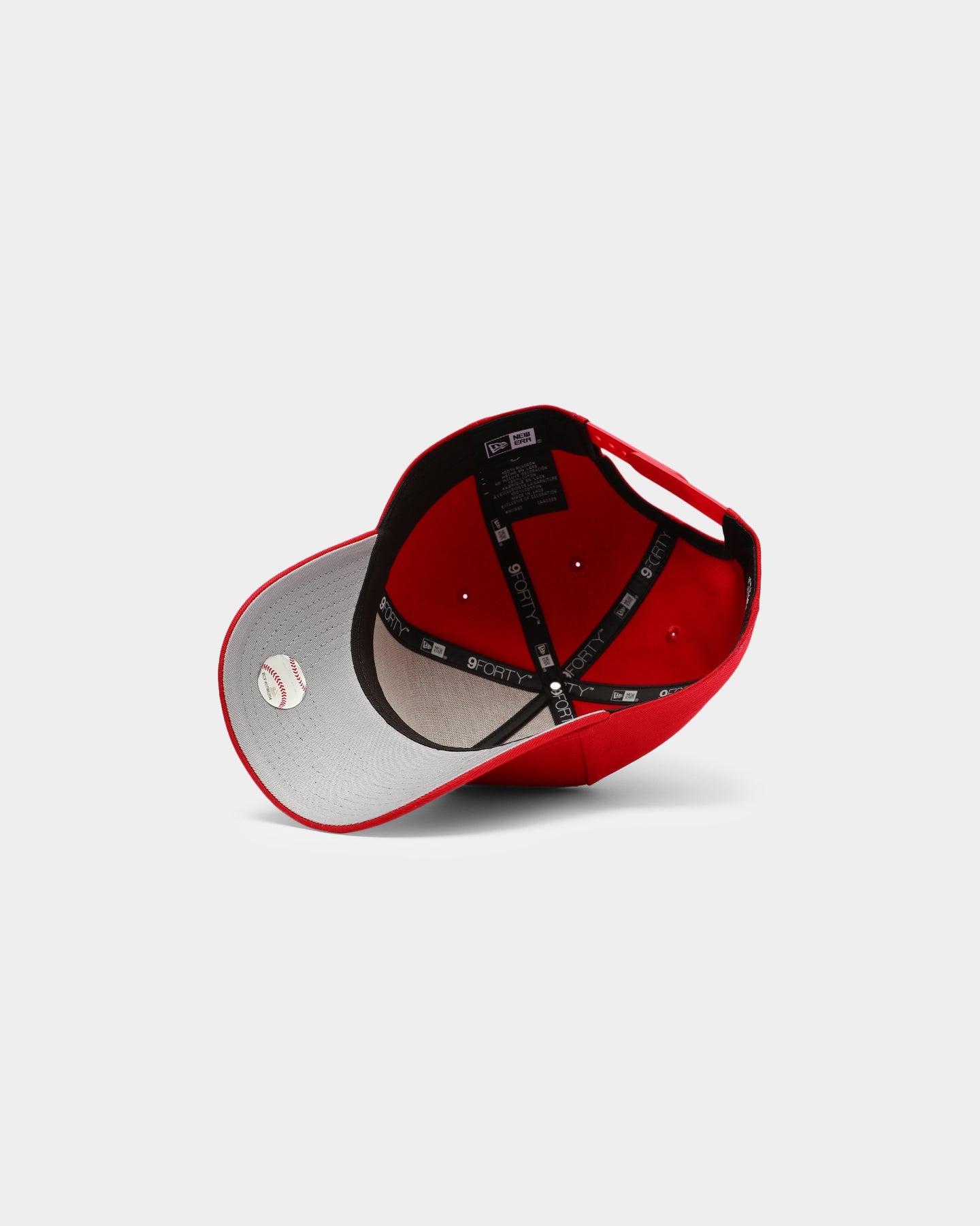 New Era Los Angeles Dodgers 9FORTY A-Frame Grey Undervisor Snapback Red/Grey