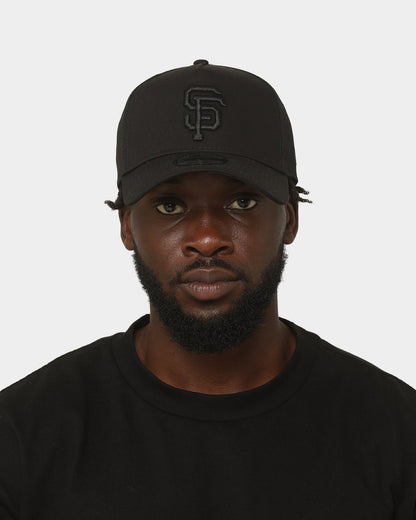 New Era San Francisco Giants 9FORTY A-Frame Snapback Black/Black