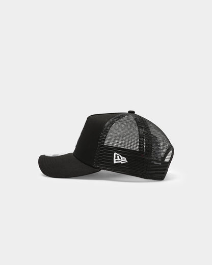 New Era Los Angeles Dodgers 9FORTY A-Frame Trucker Snapback Black