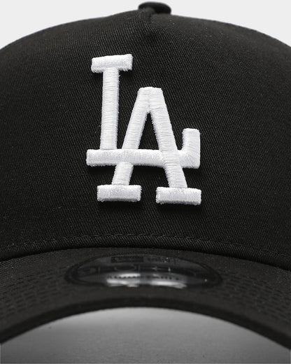 New Era Los Angeles Dodgers 9FORTY A-Frame Trucker Snapback Black
