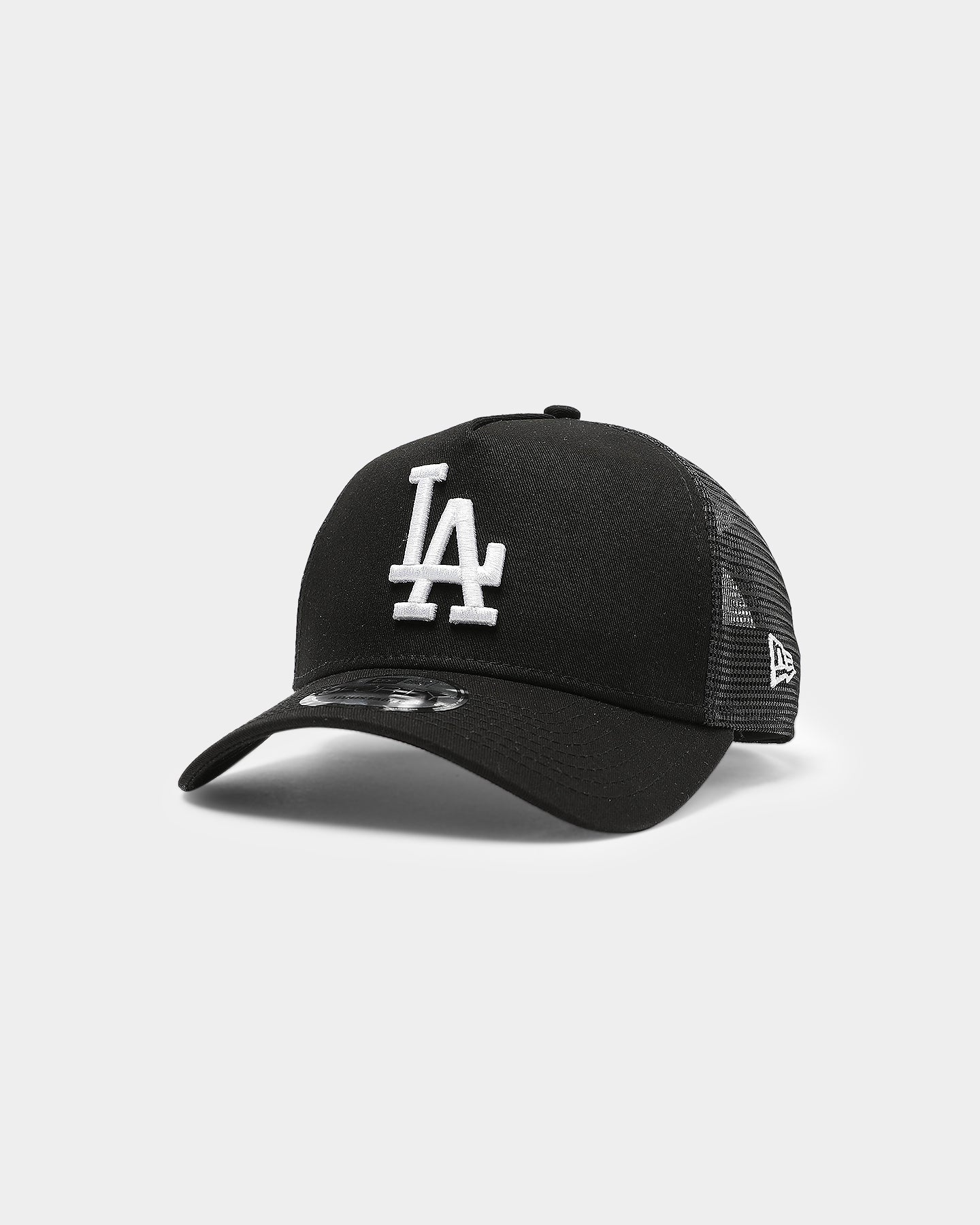 New Era Los Angeles Dodgers 9FORTY A-Frame Trucker Snapback Black