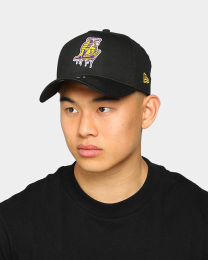 New Era Los Angeles Lakers 'Drip Logo' 9FORTY A-Frame Snapback Black
