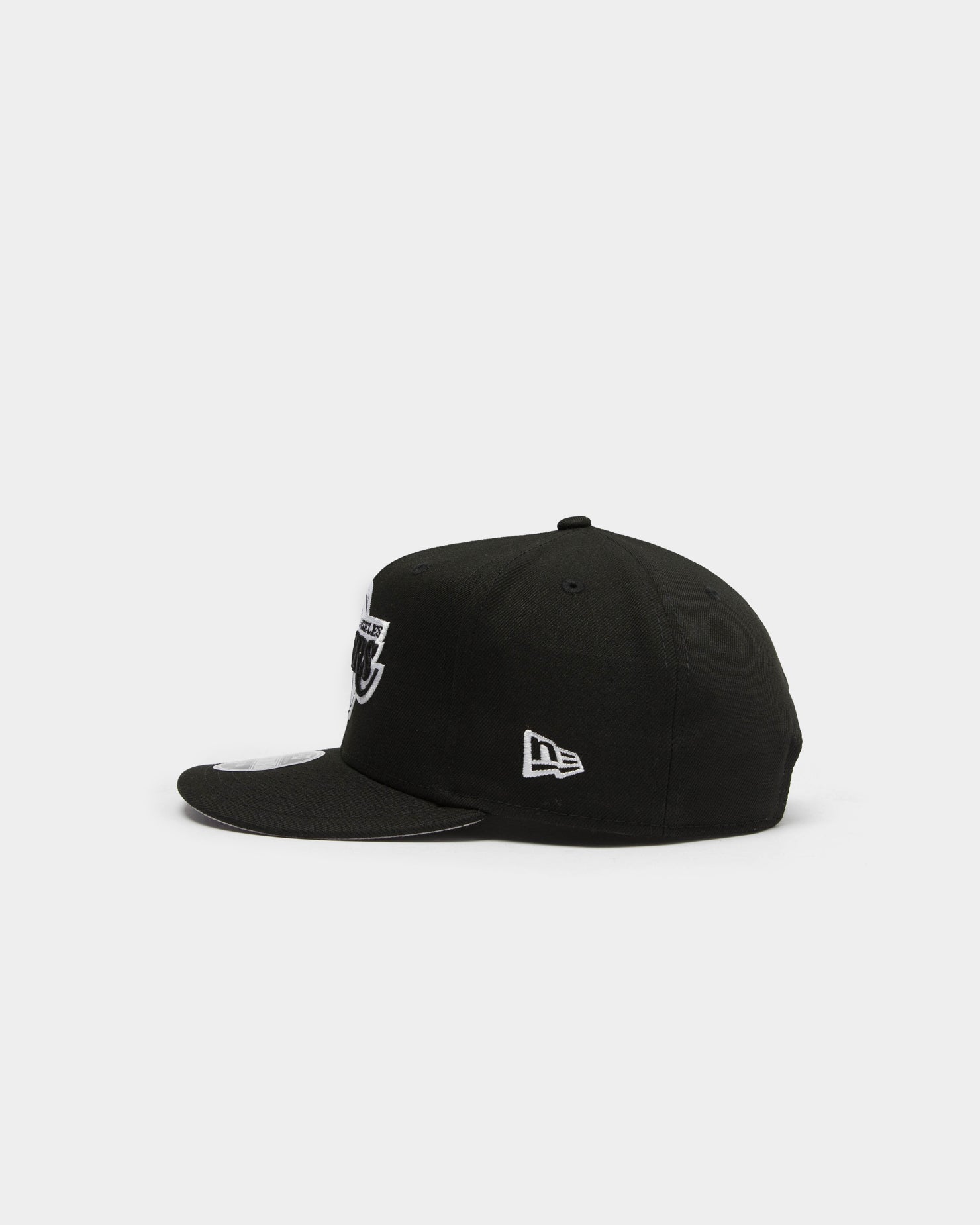 New Era Los Angeles Lakers 9FIFTY Retro High Crown Precurved Snapback Black