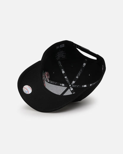 New Era Los Angeles Dodgers 'Rose Emblem' 9FORTY A-Frame Snapback Black
