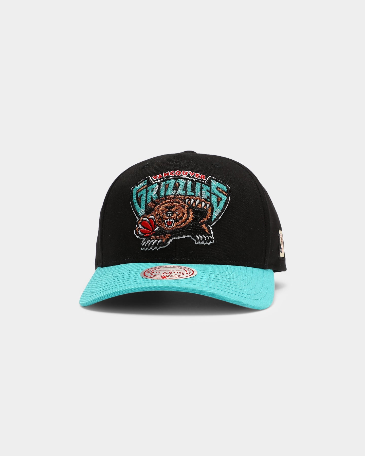 Mitchell & Ness Vancouver Grizzlies Chin It Pro Crown Snapback Black