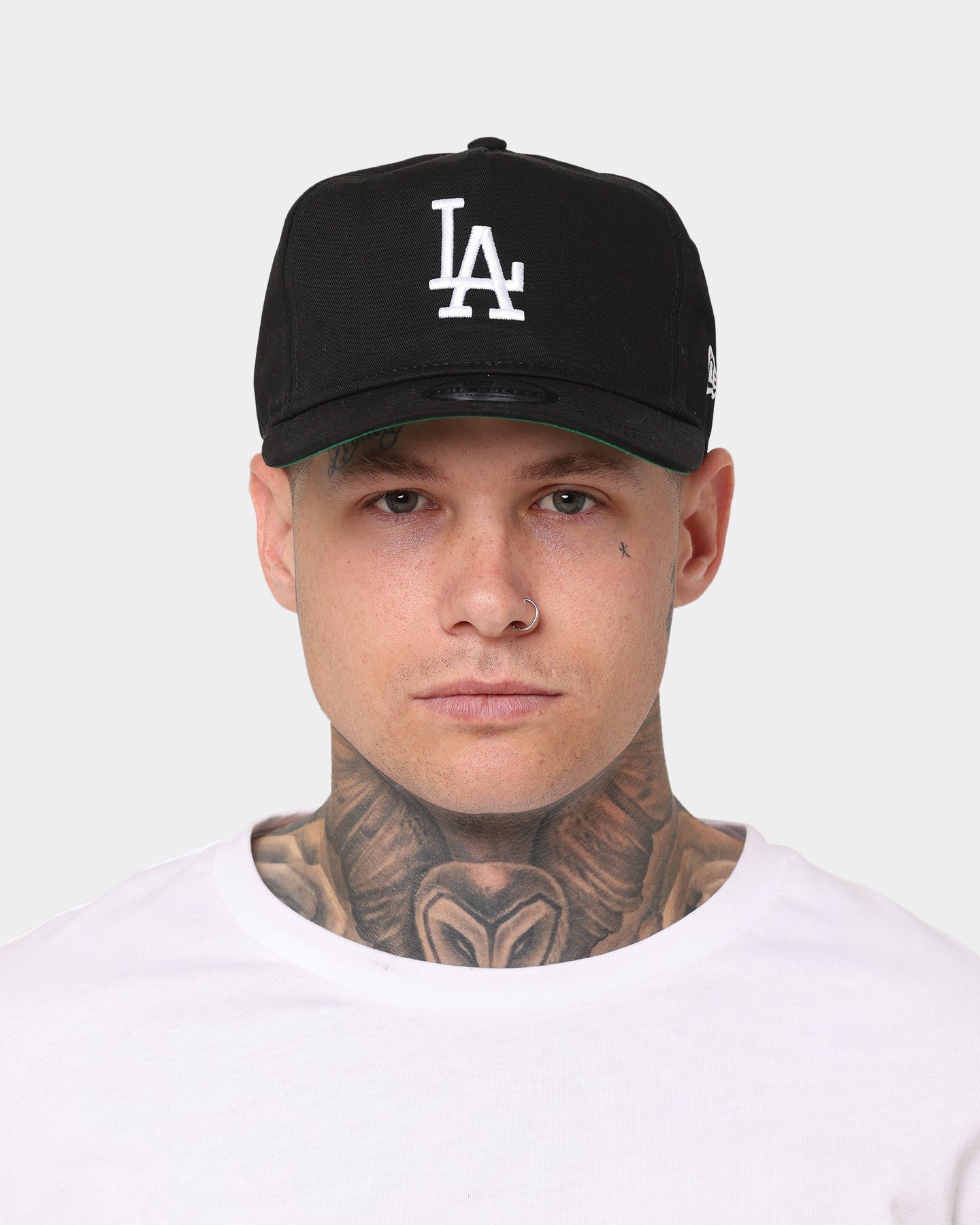 New Era Men's Los Angeles Dodgers Mini Logo Old Golfer Snapback Black/OTC