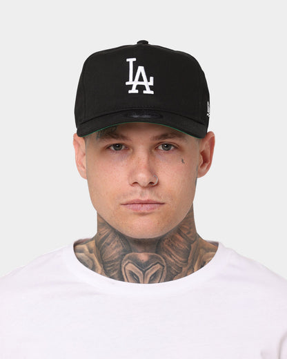 New Era Men's Los Angeles Dodgers Mini Logo Old Golfer Snapback Black/OTC