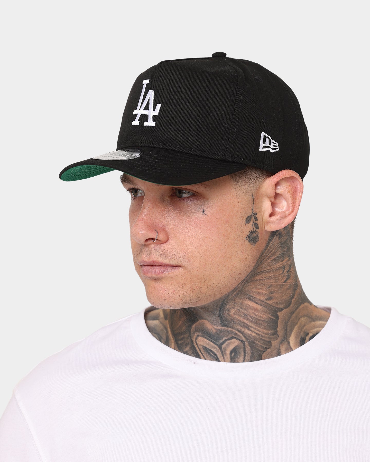 New Era Men's Los Angeles Dodgers Mini Logo Old Golfer Snapback Black/OTC
