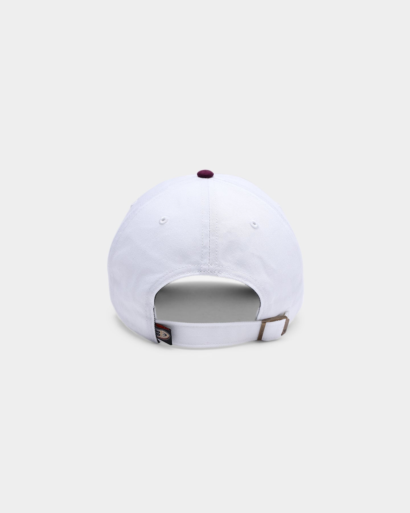 47 Brand Anaheim Ducks 2-Tone Clean Up Strapback White/Purple