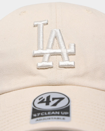 47 Brand Los Angeles Dodgers 'Vanilla Cream' Tonal Clean Up Strapback Natural