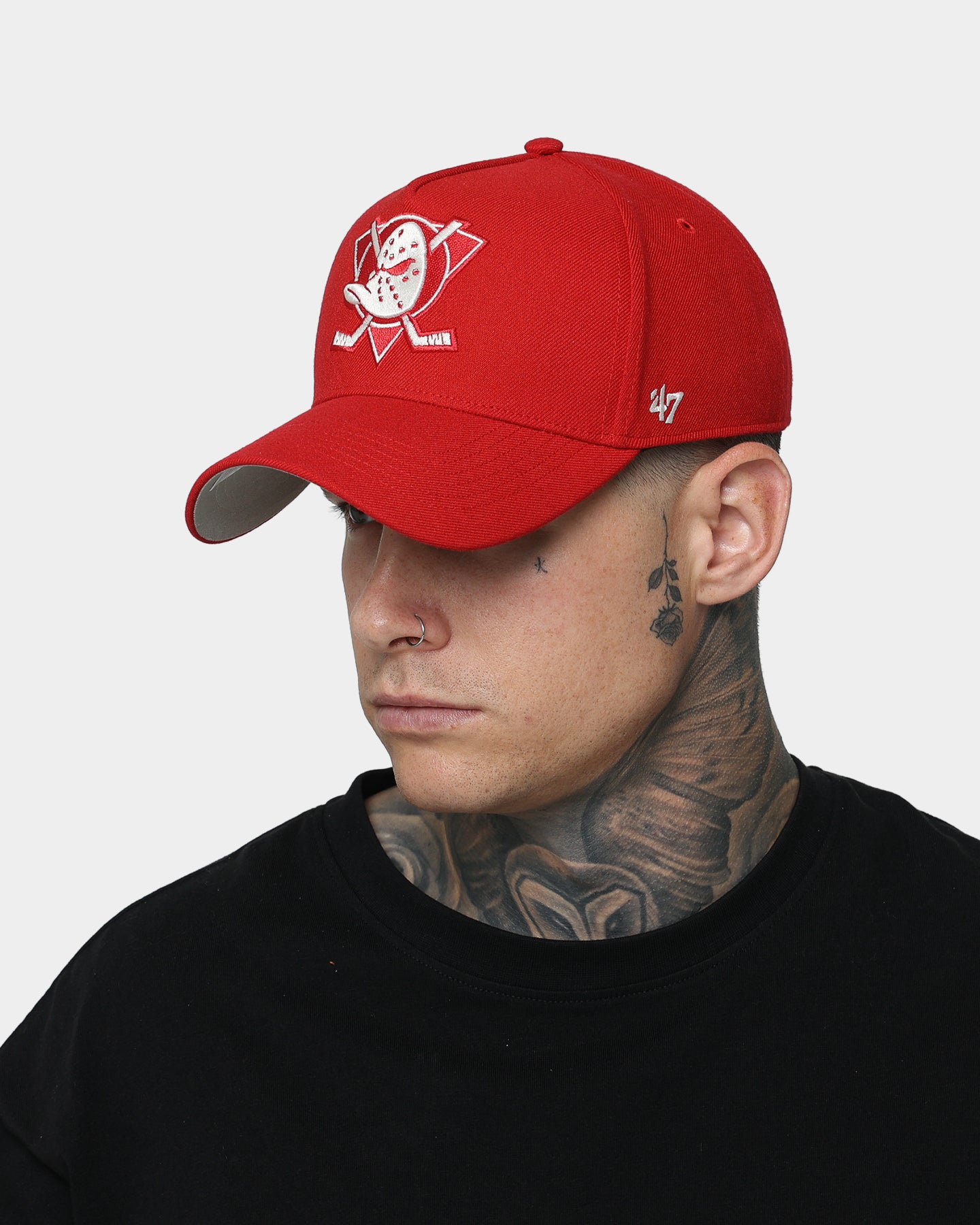 47 Brand Anaheim Ducks 'Chili Red' MVP DT Snapback Red/Natural