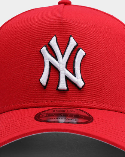 New Era New York Yankees 9FORTY A-Frame Snapback Red