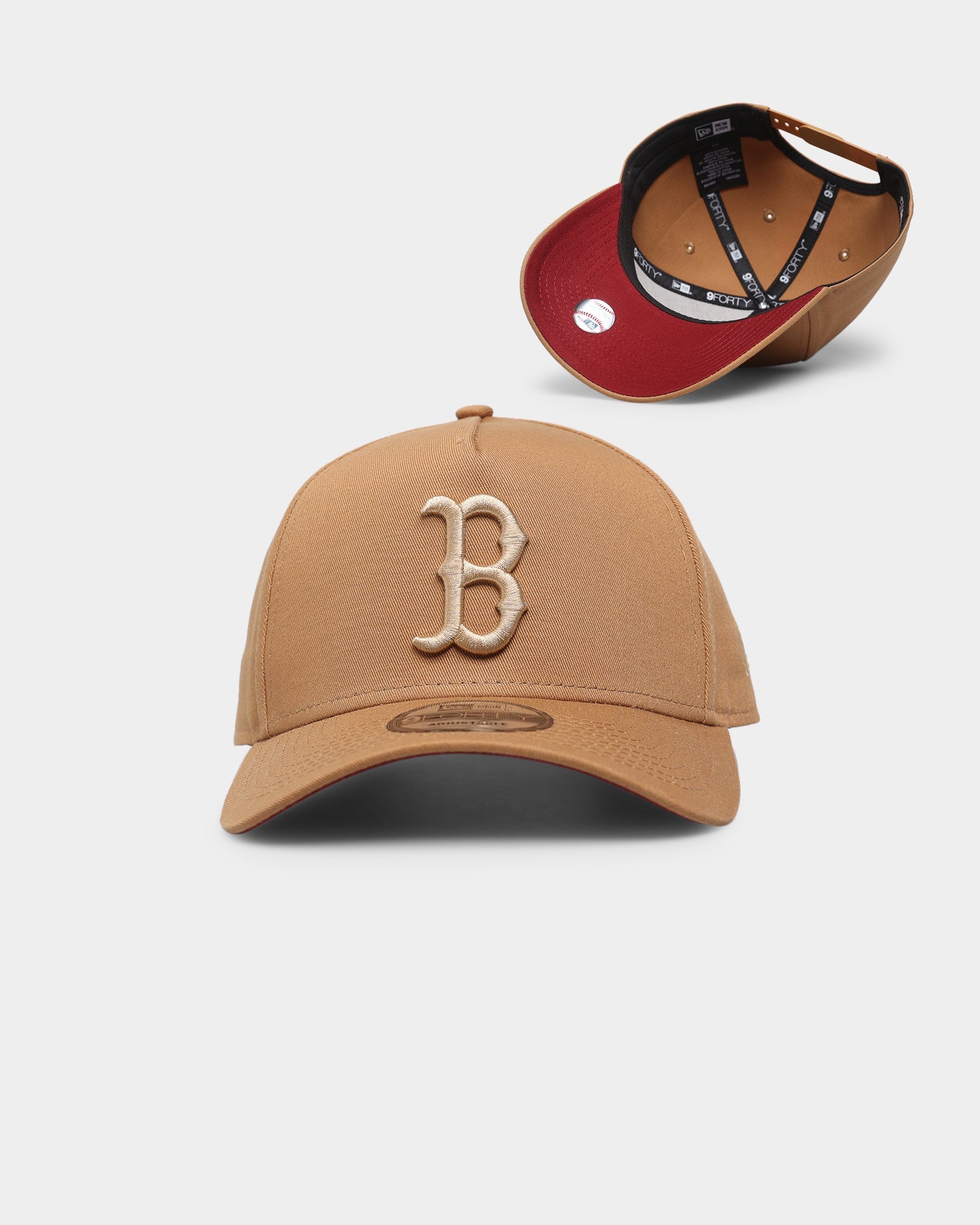 New Era Boston Red Sox 9Forty A-Frame Snapback Wheat