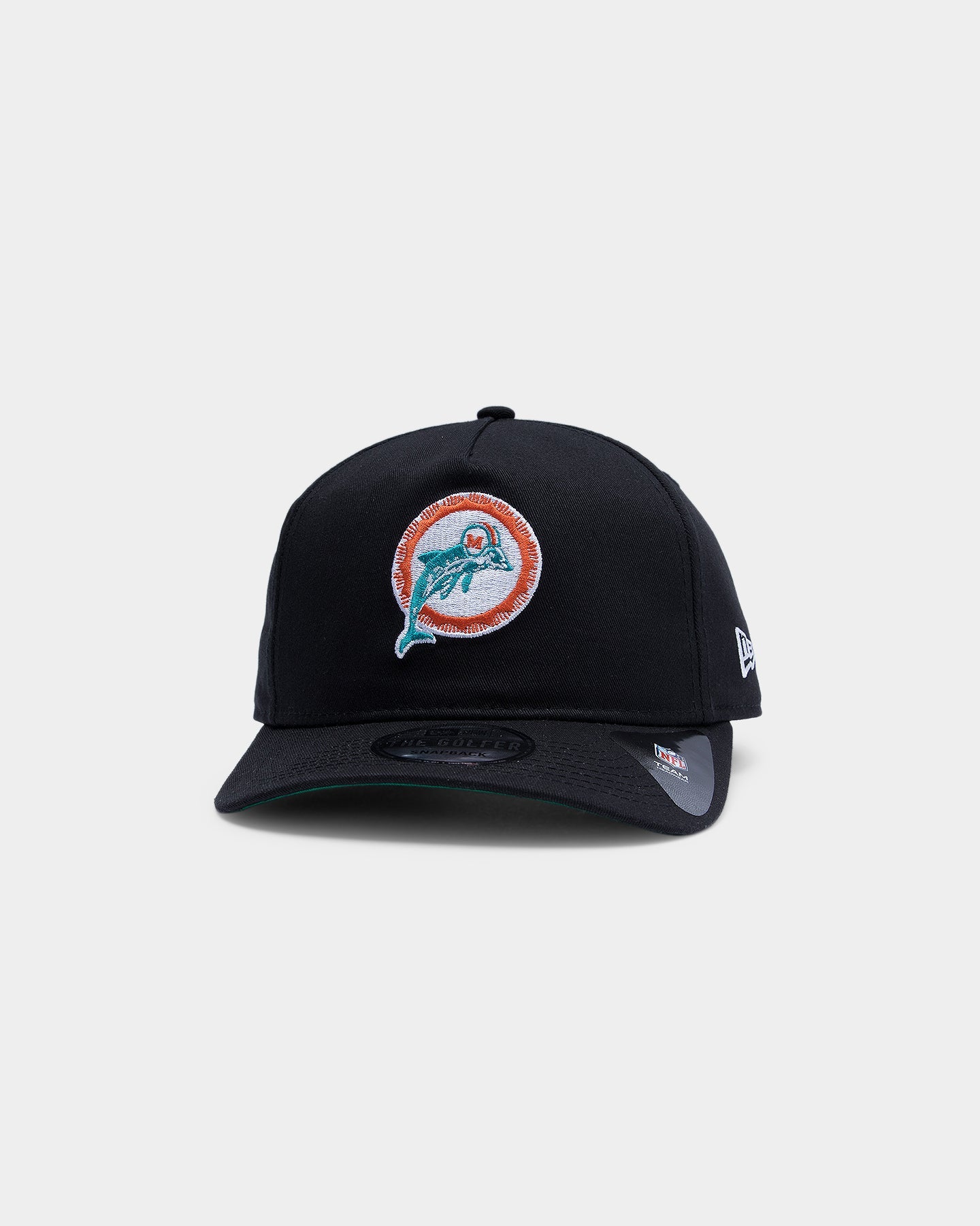 New Era Miami Dolphins Old Golfer Snapback Black