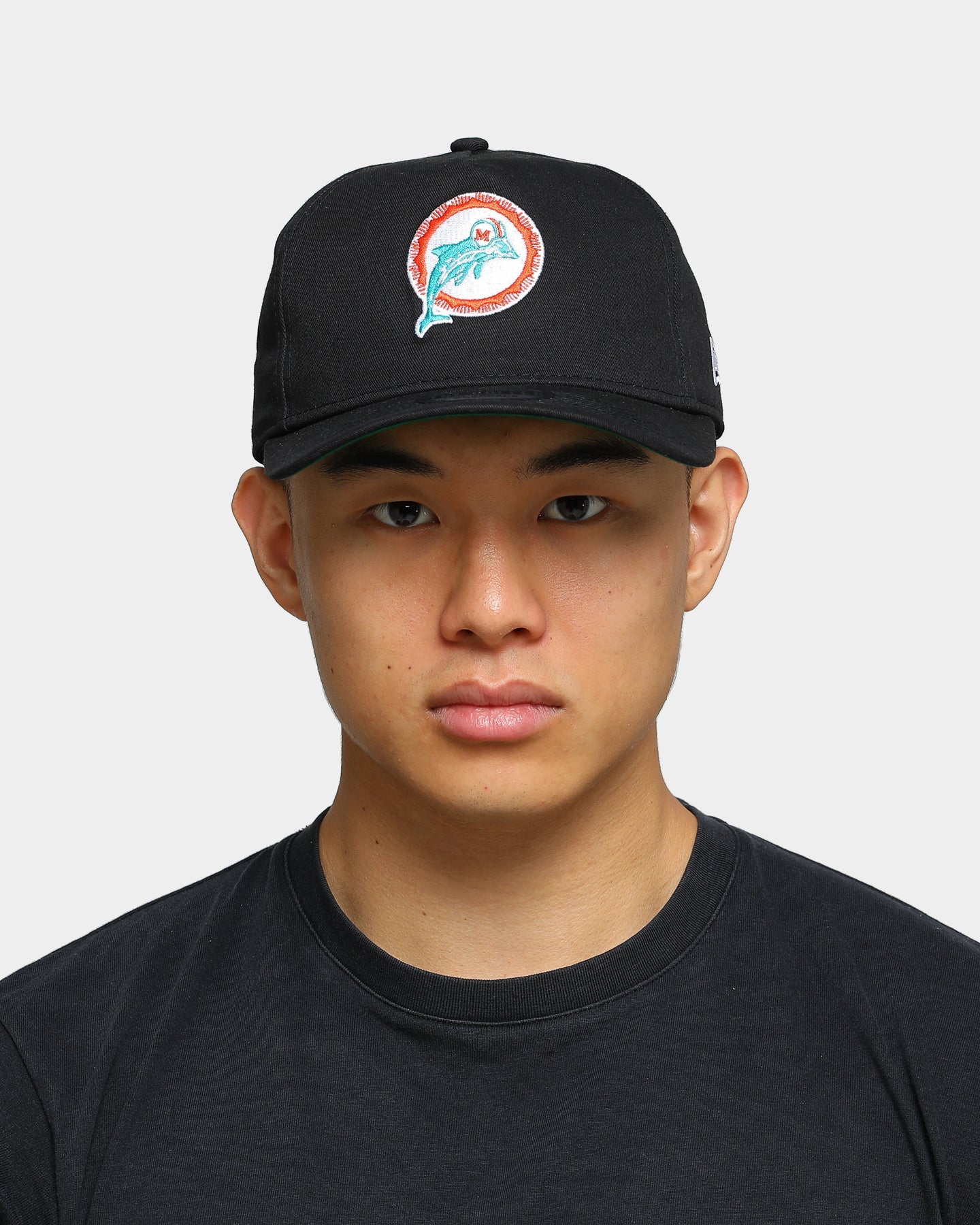 New Era Miami Dolphins Old Golfer Snapback Black