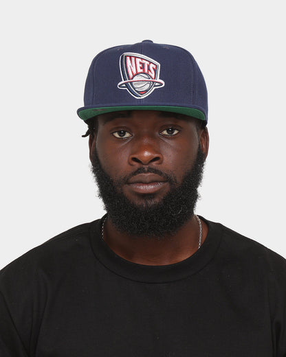Mitchell & Ness Brooklyn Nets 'Team Ground 2.0 Hardwood Classics' Fitted Blue