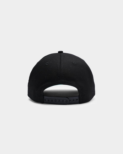 New Era Charlotte Hornets Coach Script Old Golfer Snapback Black