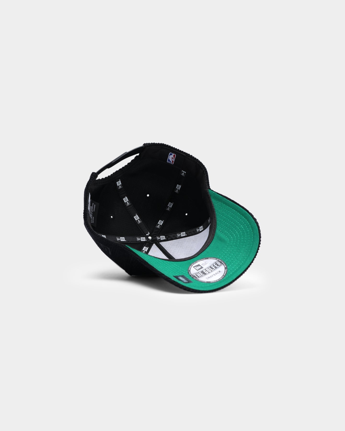 New Era Charlotte Hornets "Black Cord" Old Golfer Snapback Black
