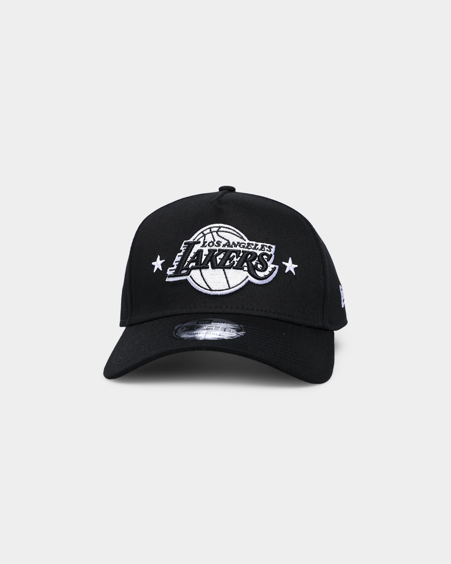New Era Los Angeles Lakers Star Logo 9FORTY A-Frame Snapback Black