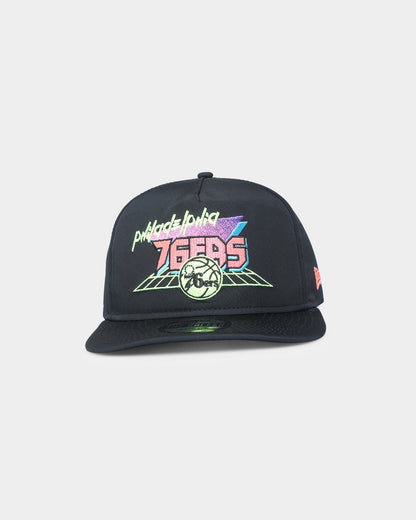 New Era Philadelphia 76ers "Retro Arcade Prolight" Old Golfer Snapback Black