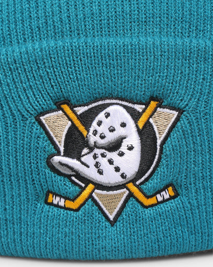 47 Brand Anaheim Ducks Haymaker Cuff Knit Beanie Dark Teal