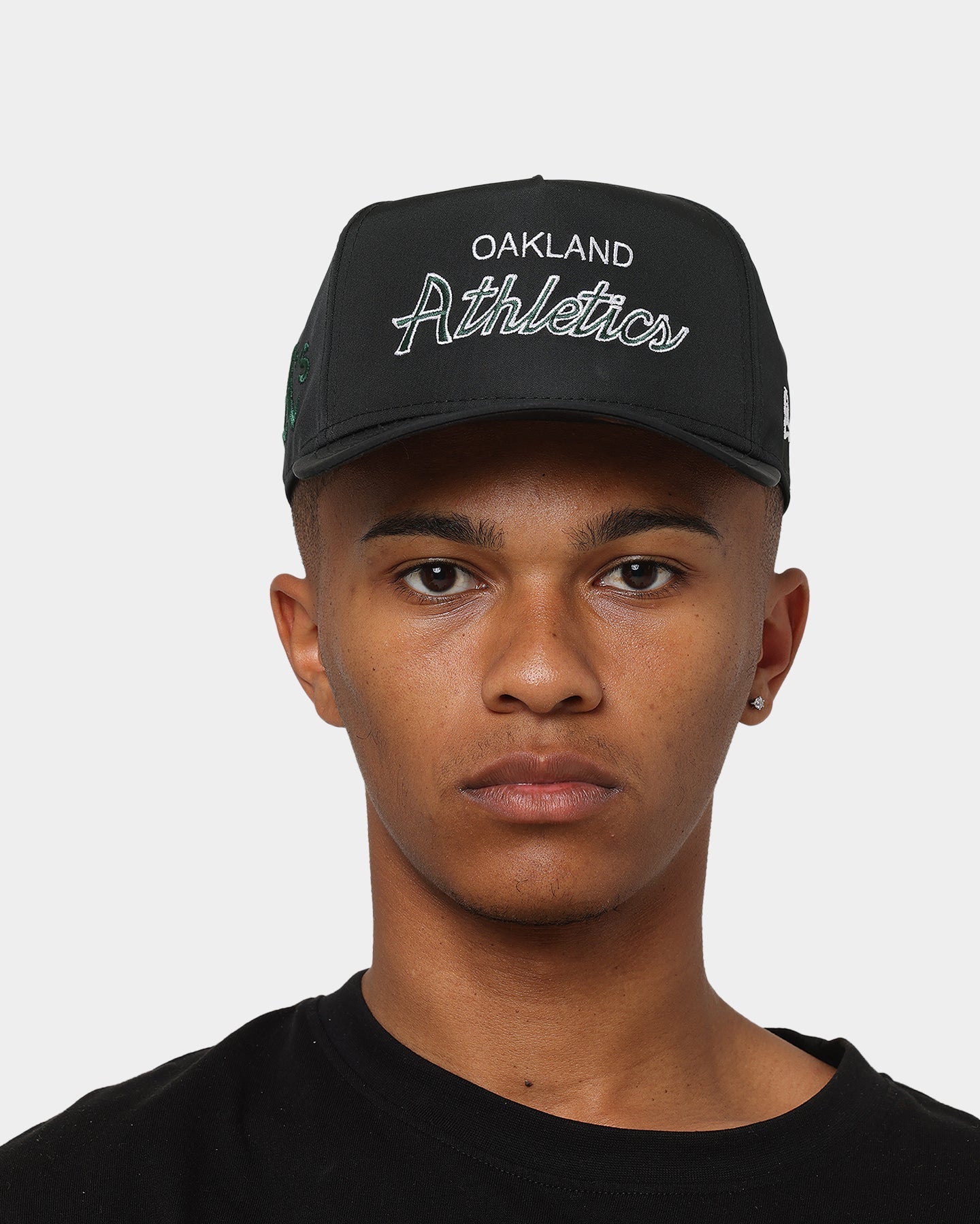 New Era Oakland Athletics 'Black Team Script' Prolight Old Golfer Black