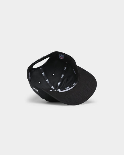 New Era Green Bay Packers 'Black Team Script' Prolight Old Golfer Snapback Black