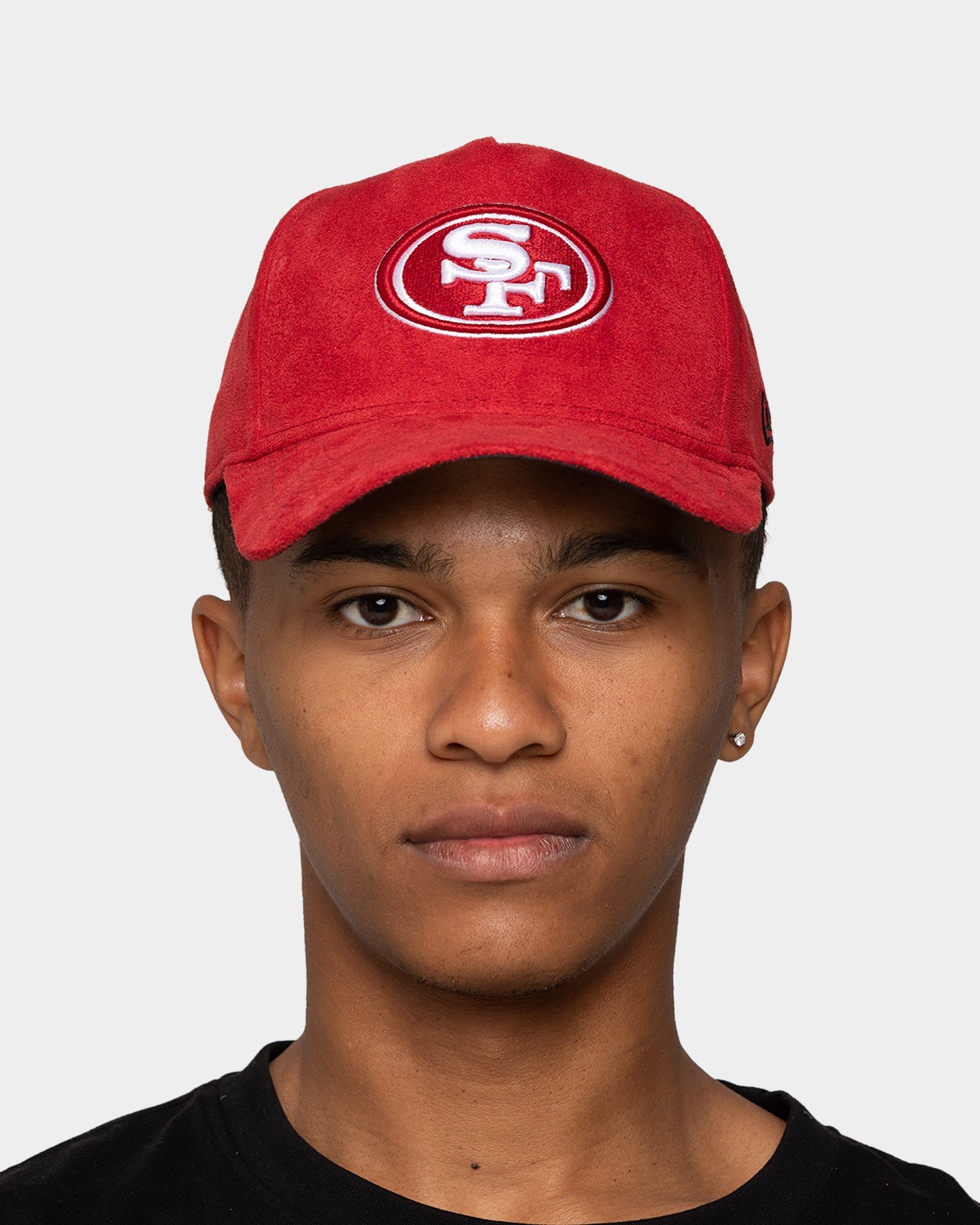New Era San Francisco 49ers 'Scarlet Red Suede' 9FORTY K-Frame Strapback Scarlet/Black