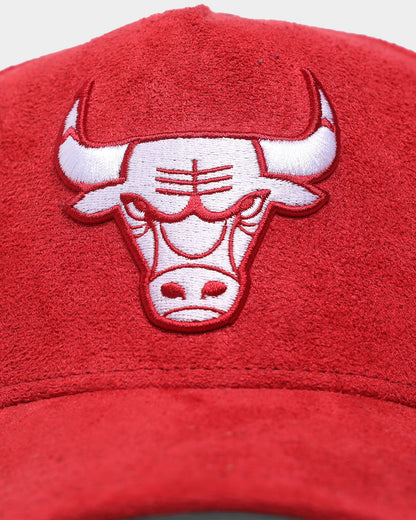 New Era Chicago Bulls 'Scarlet Red Suede' 9FORTY K-Frame Strapback Scarlet/Black