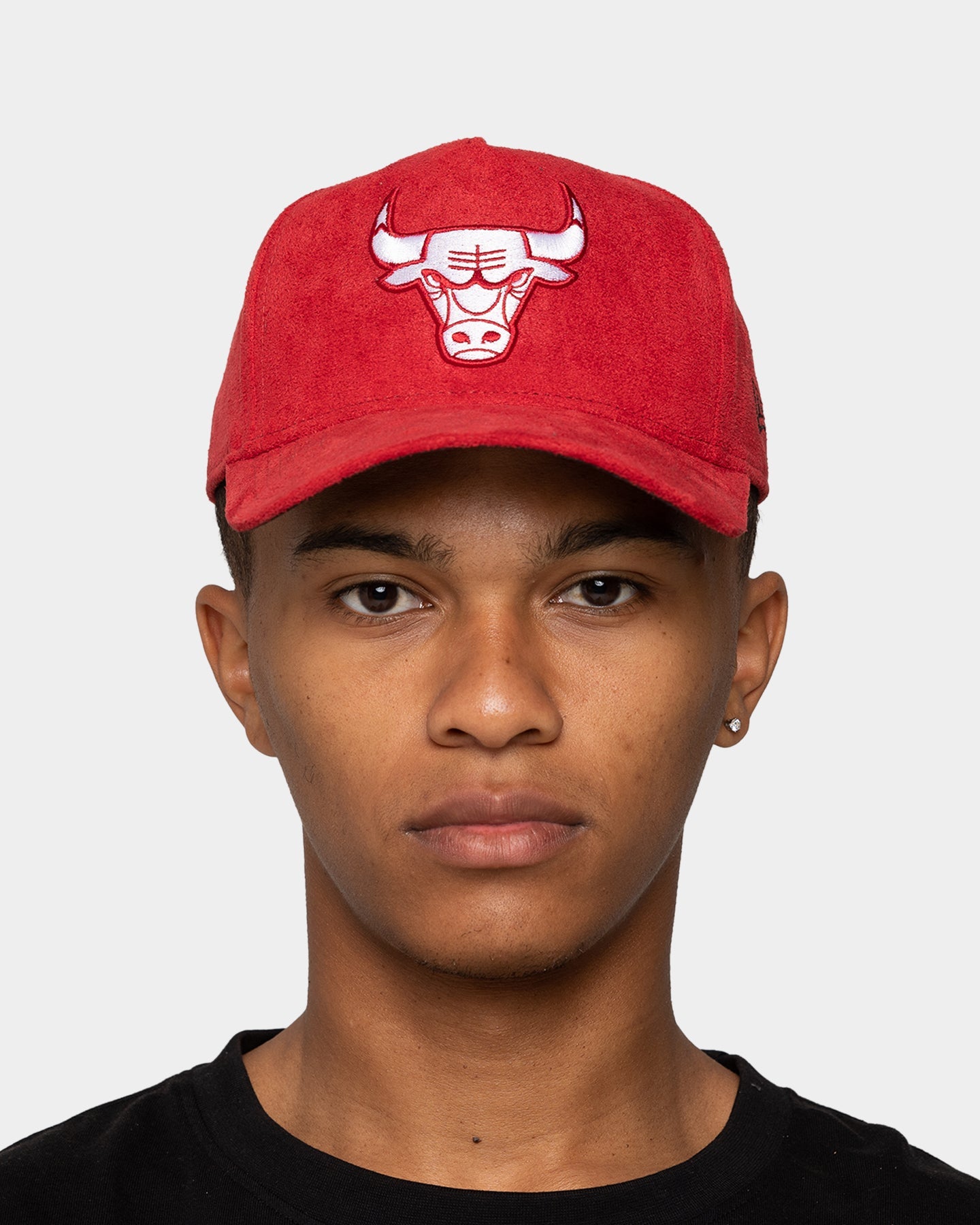 New Era Chicago Bulls 'Scarlet Red Suede' 9FORTY K-Frame Strapback Scarlet/Black