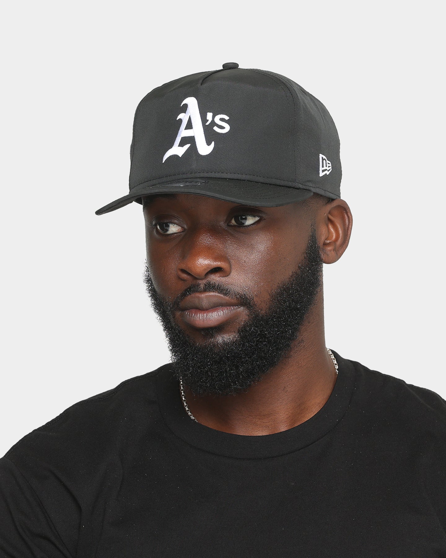 New Era Oakland Athletics 1989 'Black & White World Series' Prolight Old Golfer Snapback Black/White