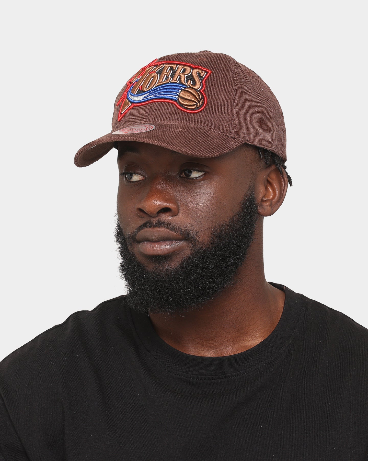 Mitchell & Ness Philadelphia 76ers 'Brown Cord' Deadstock Snapback Brown