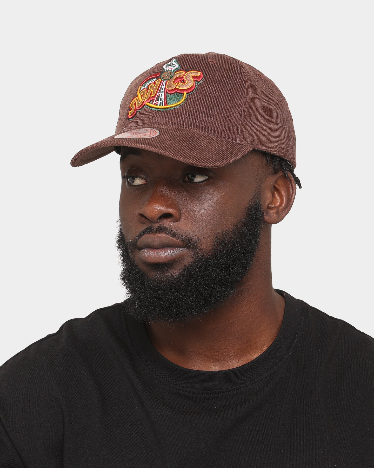 Mitchell & Ness Seattle Sonics 'Brown Cord' Deadstock Snapback Brown