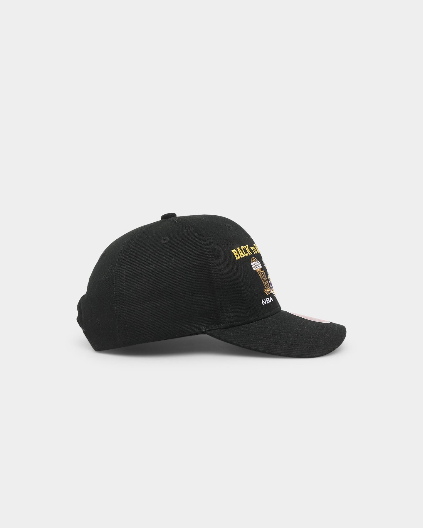 Mitchell & Ness Los Angeles Lakers 'Back To Back' Pro Crown Snapback Black