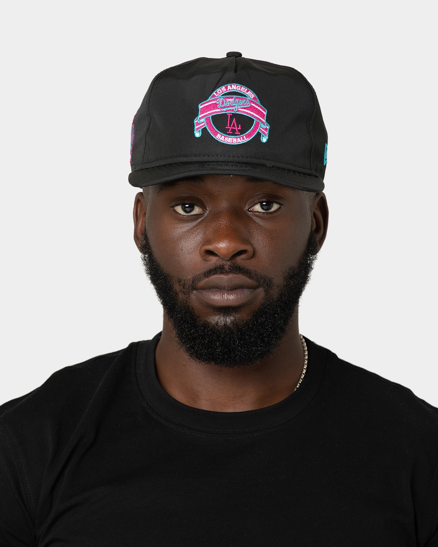 New Era Los Angeles Dodgers 'Neon Nights' Prolight Old Golfer Snapback Black/Neon